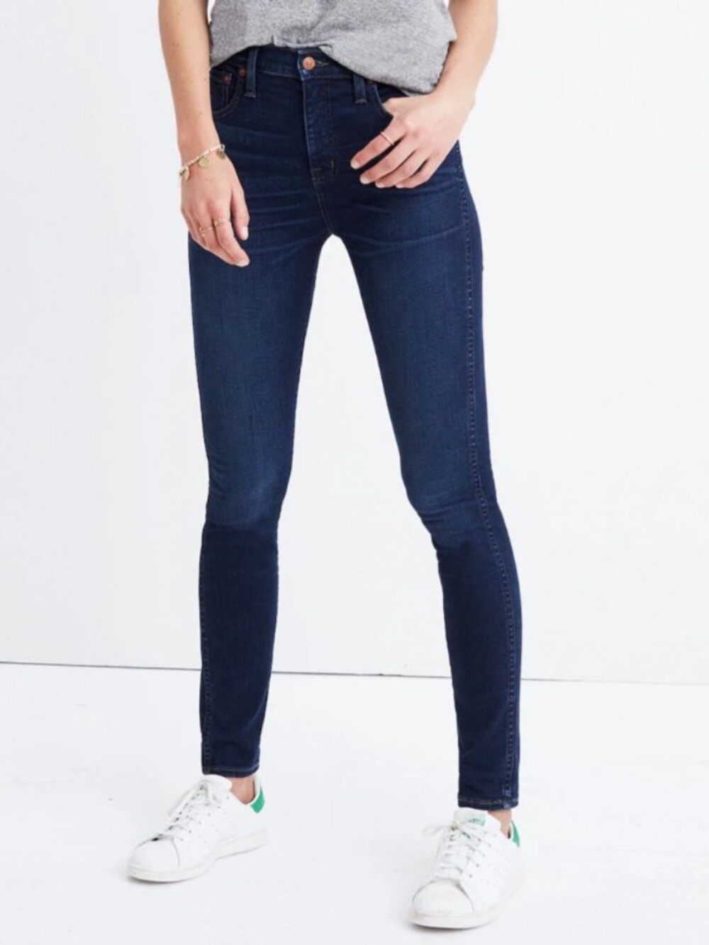 NWT | 10" High-Rise Skinny Jeans in Hayes Wash | Size 27